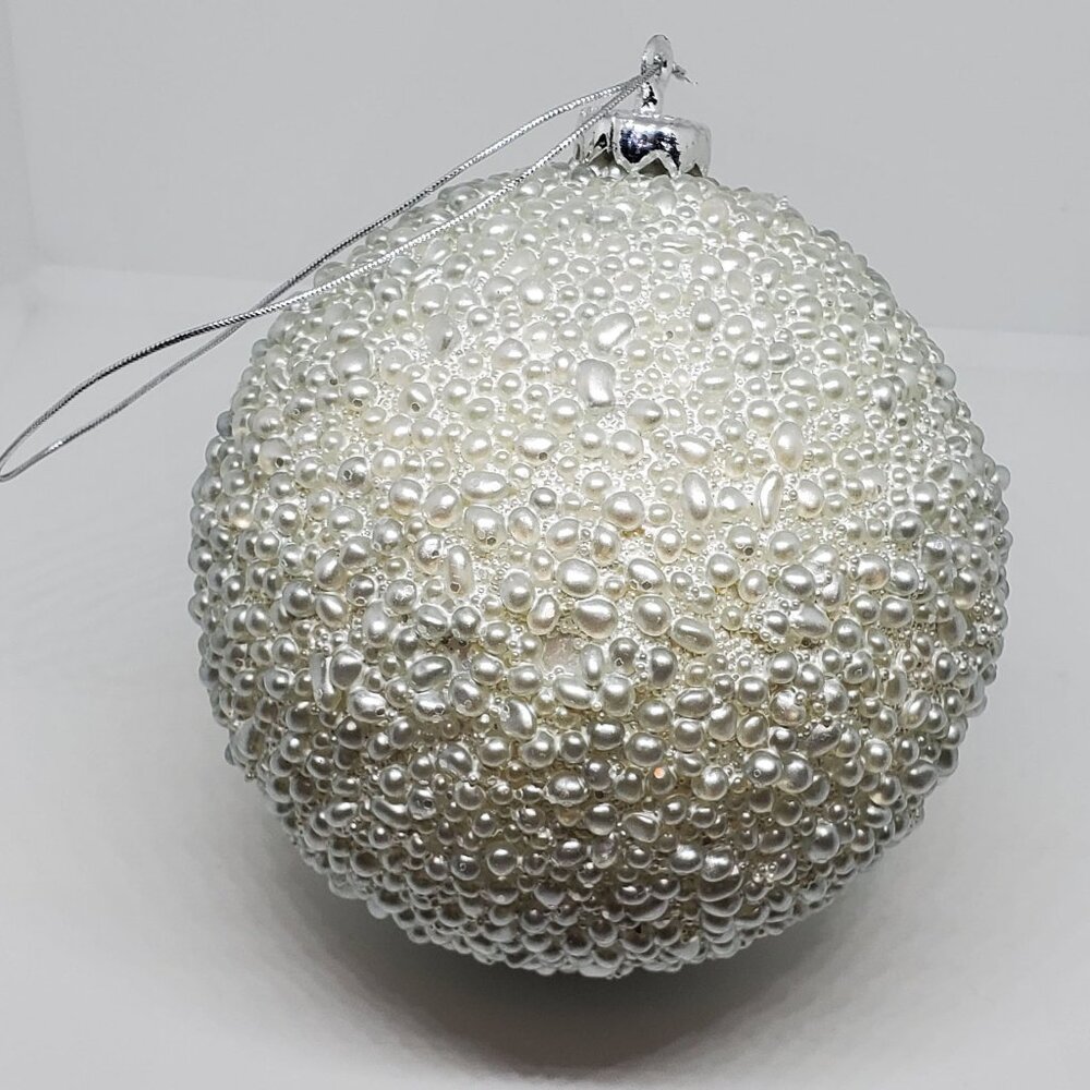 Pearlized Ball Christmas Tree Ornament